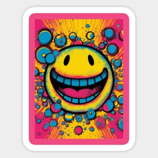 Acid House Smile Sticker